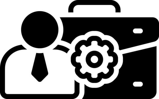 solid icon for llc vector