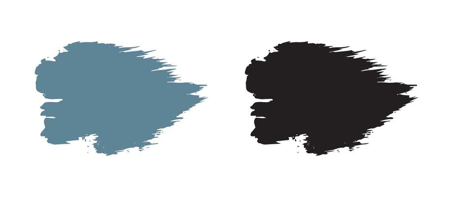 Ink splatter texture banner background set