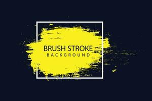 Ink brush stroke background vector