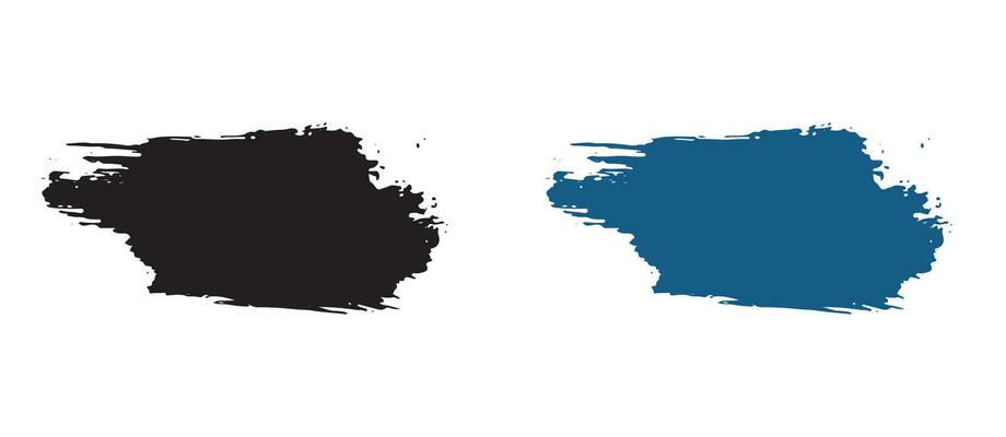 Hand draw brush stroke banner design