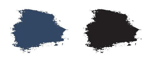 Set of ink paint vector stain