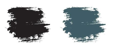 Different brush stroke splatter collection vector