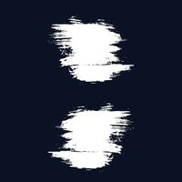 Grunge brush stroke line and shape vector