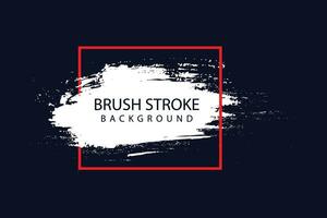 Hand draw brush stroke banner design vector