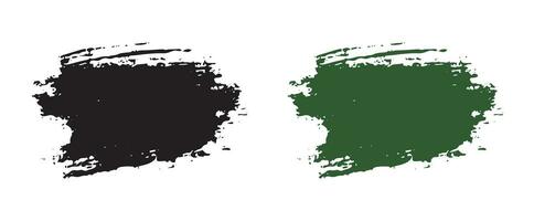 Dirty artistic paint brush stroke element vector