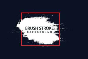 Grunge paint ink brush stroke collection vector