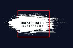 Grunge brush stroke abstract texture design vector