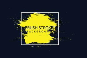 Paint brush stroke template vector