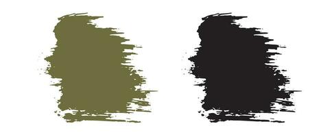 Grunge abstract brush stroke texture background vector