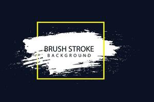 Decorative brush stroke design vector