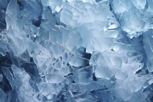 Abstract ice textures on car window in winter. Frosted Glass and Ice. A Textured Look. backgrounds and textures concept. AI Generative photo