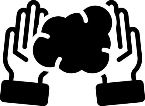 solid icon for clay vector