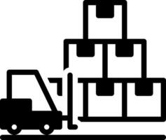 solid icon for quantities vector