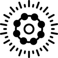 solid icon for circles vector