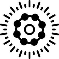 solid icon for circles vector