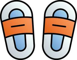 slippers vector design . eps