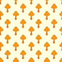 Seamless pattern with mushrooms. Vector background.