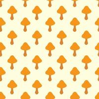 Seamless pattern with mushrooms. Vector background.