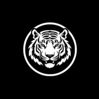 Tigre - minimalista y plano logo - vector ilustración