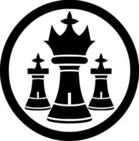 Chess - Minimalist and Flat Logo - Vector illustration