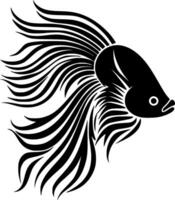 Betta Fish - High Quality Vector Logo - Vector illustration ideal for T-shirt graphic