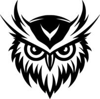 Owl - Minimalist and Flat Logo - Vector illustration