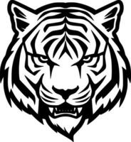 tigre, minimalista y sencillo silueta - vector ilustración