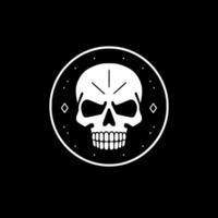 Skull - Minimalist and Flat Logo - Vector illustration