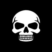 Skull - Minimalist and Flat Logo - Vector illustration