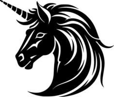 Unicorn, Minimalist and Simple Silhouette - Vector illustration