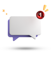 3d rendering of speech bubble, 3D pastel chat icon set. Set of 3d speak bubble. png