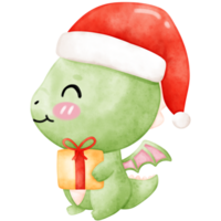 süß Drachen, Weihnachten, Weihnachten Drachen, fröhlich Weihnachten, Jahr von das Drachen png