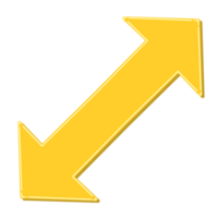 decorative yellow arrows png