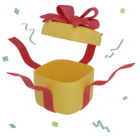 cadeau 3d illustrations, Noël icône png