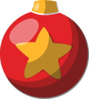 christmas ball tree decor illustration png