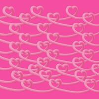3d degradado mezcla línea en el forma de un corazón. antecedentes para un bandera para San Valentín día o de la madre día. vector