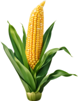 maïs oogst, maïs landbouw, maïs planten, ai generatief png