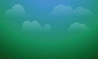 Vector abstract cloudy and star background vector