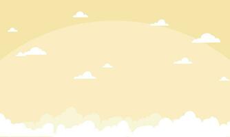 Vector sky background, pastel design background