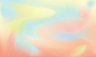 Vector gradient rainbow glitter background