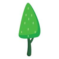 Vector element tree flat on white background
