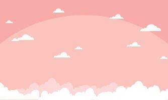 Vector sky background, pastel design background