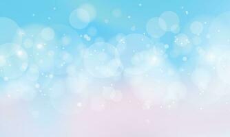 Vector gradient background with bokeh effect