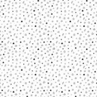 Hand drawn seamless doodle pattern of stars and lightnings vector