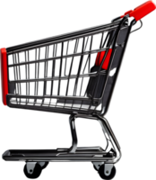 Shopping Cart, Buy Online, E-commerce, Cart Checkout, Add to Cart, Digital Shopping ai generative png