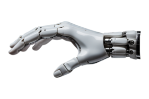 Hyper-Realistic Robotic Hand Illustrating the Future of Technology and Innovation. generated ai png