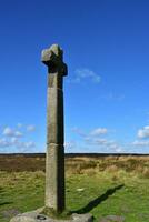 Young Ralph's Cross on the Moors in North Yorkshire England photo