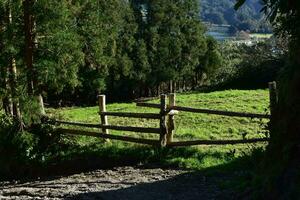 Farm with a Fenced Field on San Miguel photo