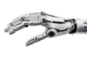 Hyper-Realistic Robotic Hand Illustrating the Future of Technology and Innovation. generated ai png