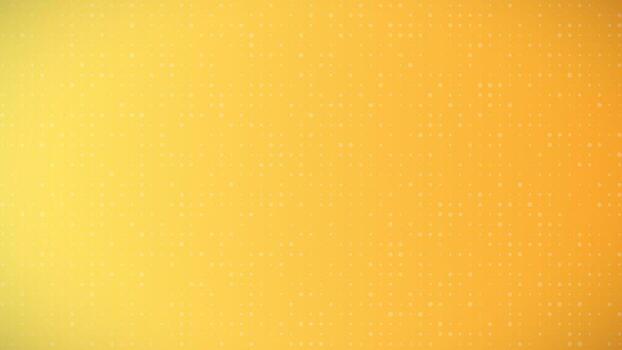 Abstract geometric background of circles. Yellow pixel background with empty space. Vector illustration.